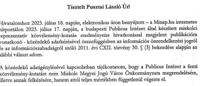 MISKOLCON VERES AZ ÉLEN – ÁLLÍTJA EGY FRISS KUTATÁS. KI NYÚLT A ZSEBÉBE?